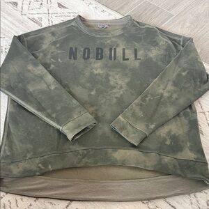 NOBULL Women's Olive Tie-Dye Sweatshirt